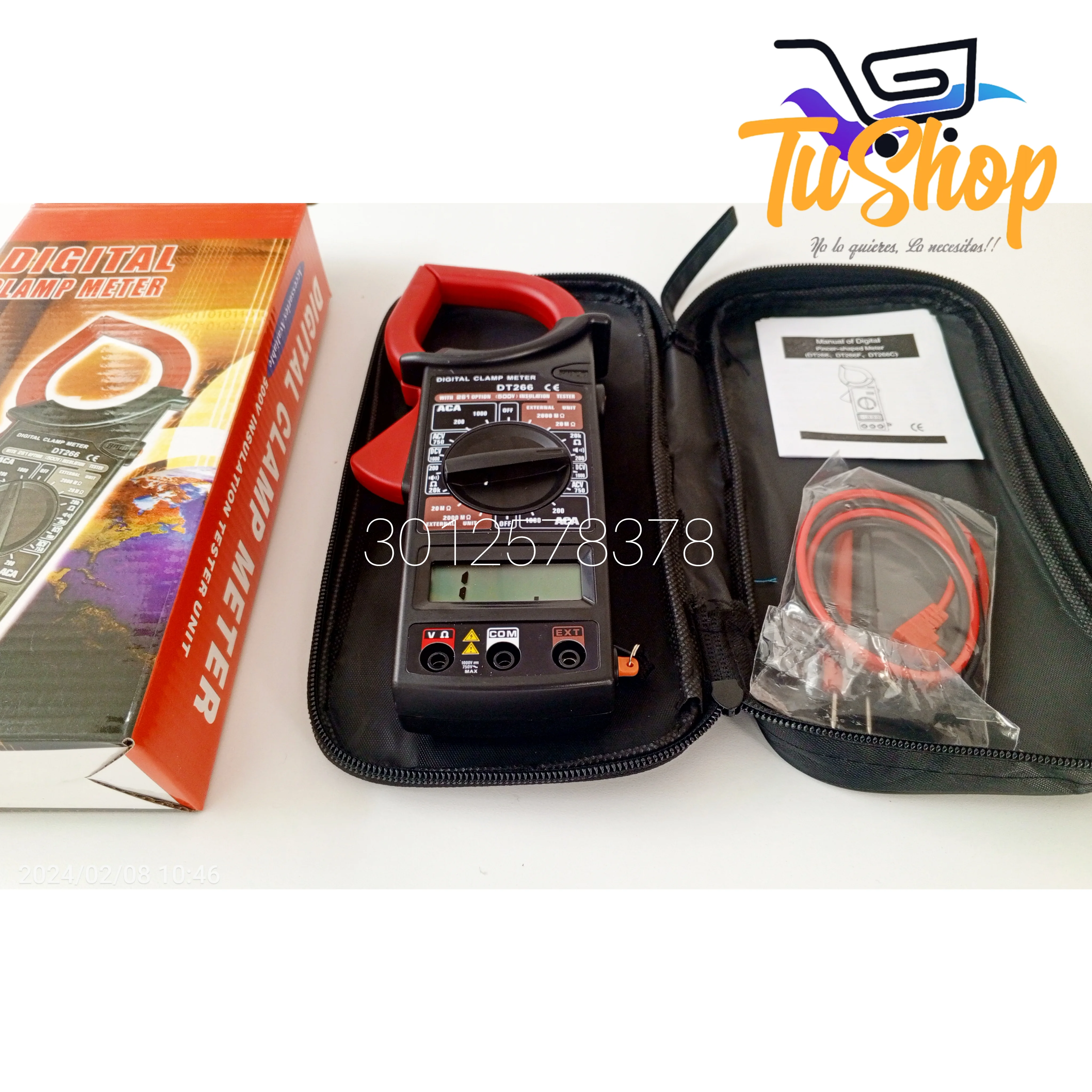 Pinza Amperimertrica Profesional 