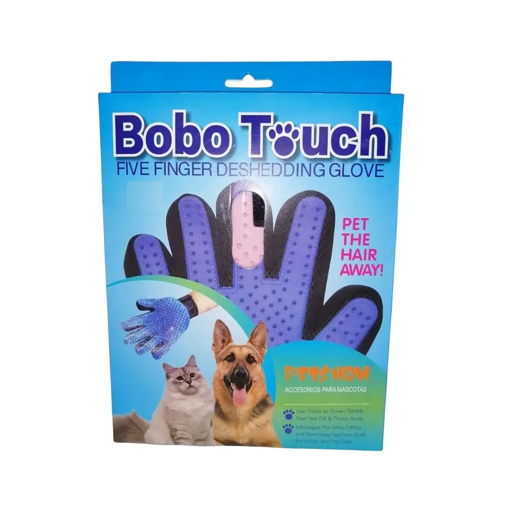 Guante de Silicona Rosado Quita Pelos para Perros y/o gatos 