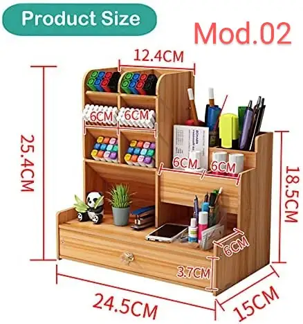 Organizador Multifuncional De Madera  4