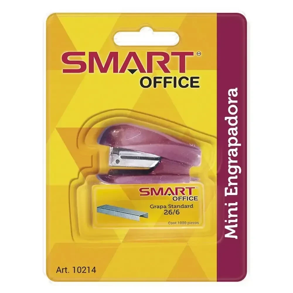 Mini engrapadora Smart  con cajita de gapas 4