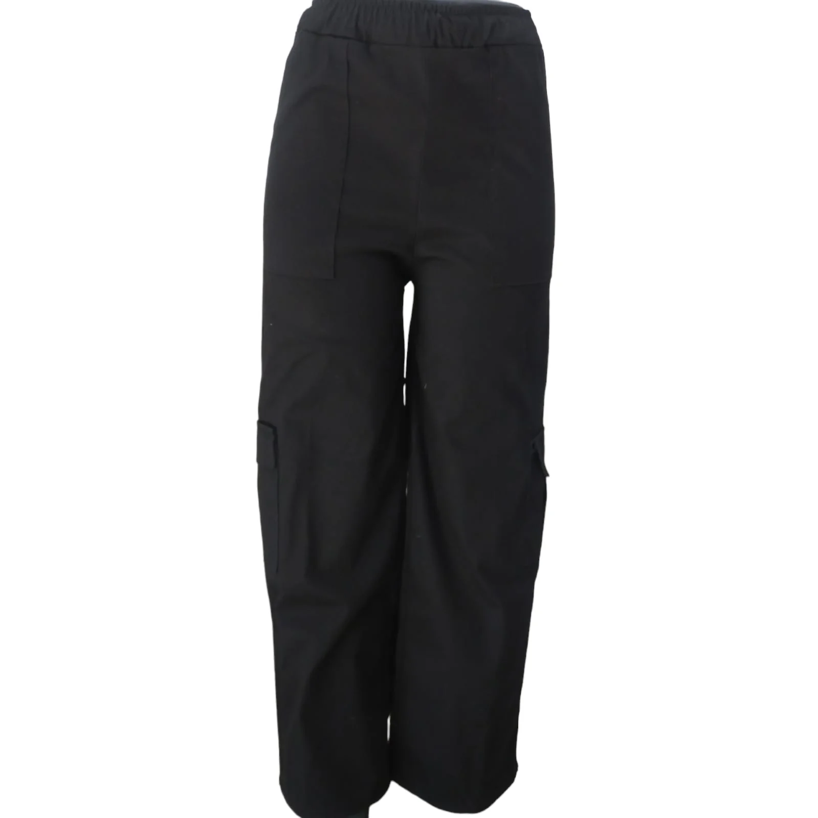 Pantalón cargo negro resorte