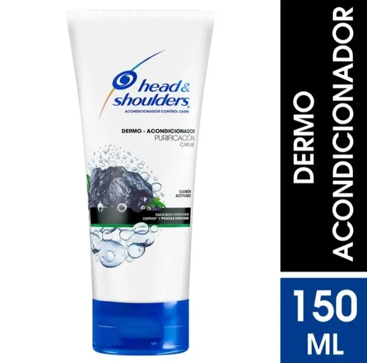 Dermo Acondicionador H&S Carbón Activado