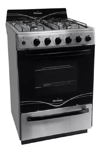 Cocina Florencia Inox. 5538f Gas Nat.