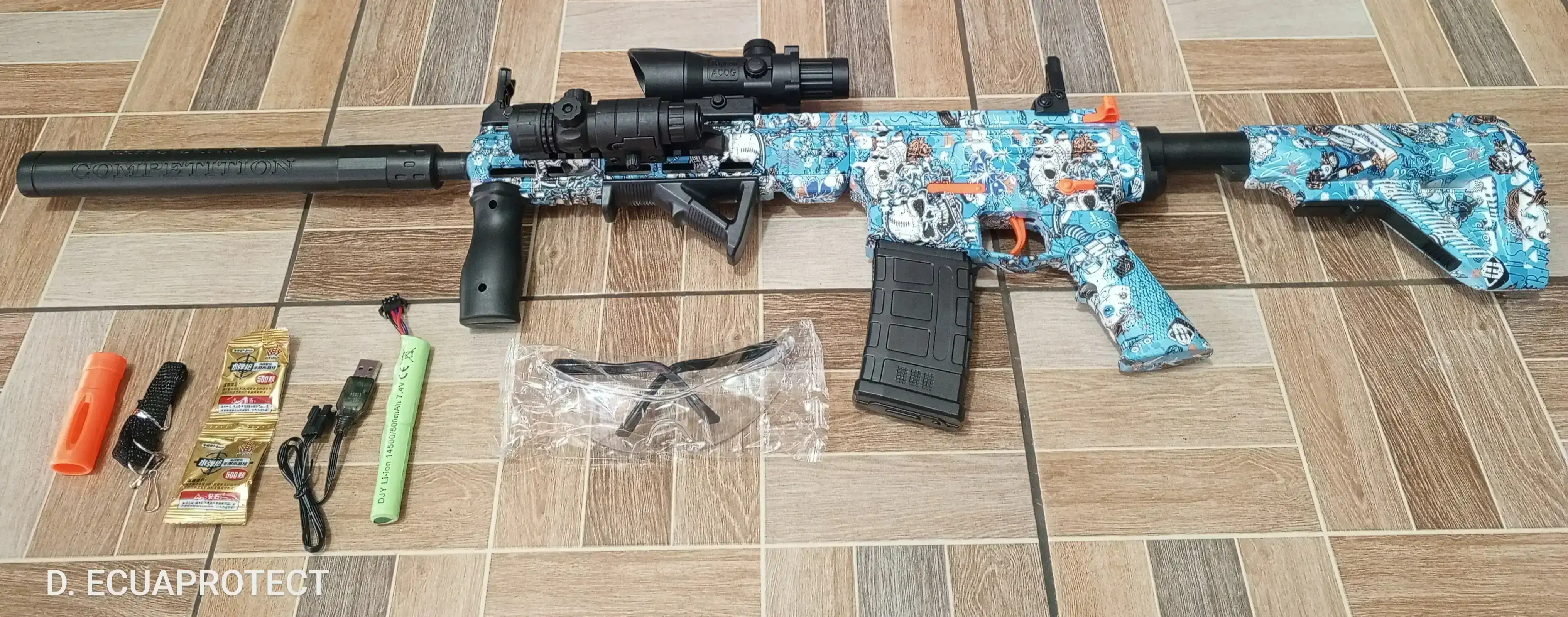 FUSIL M416 DE HIDROGEL 💀🟦