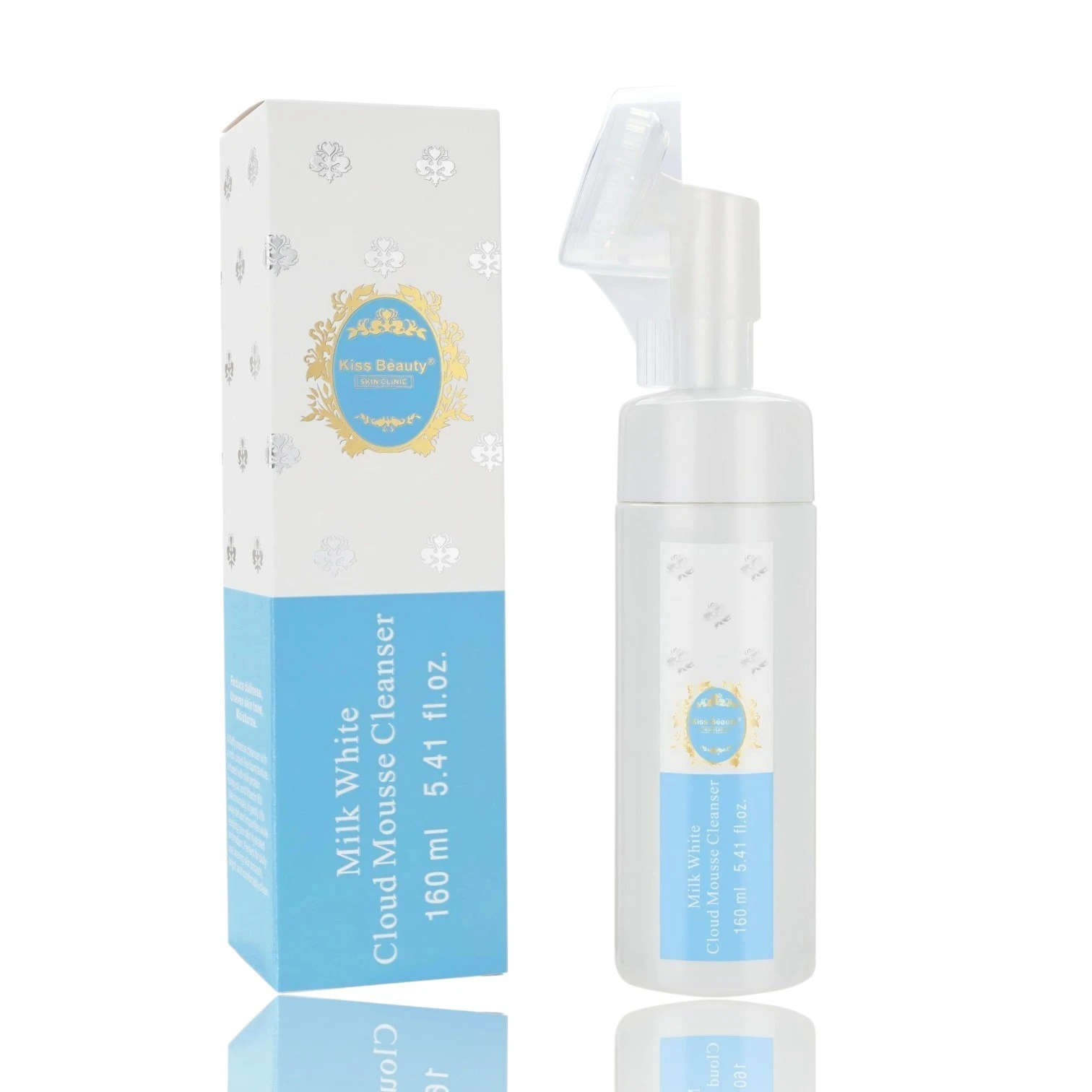 Espuma Limpiadora Facial Milk 160ml Kiss Beauty