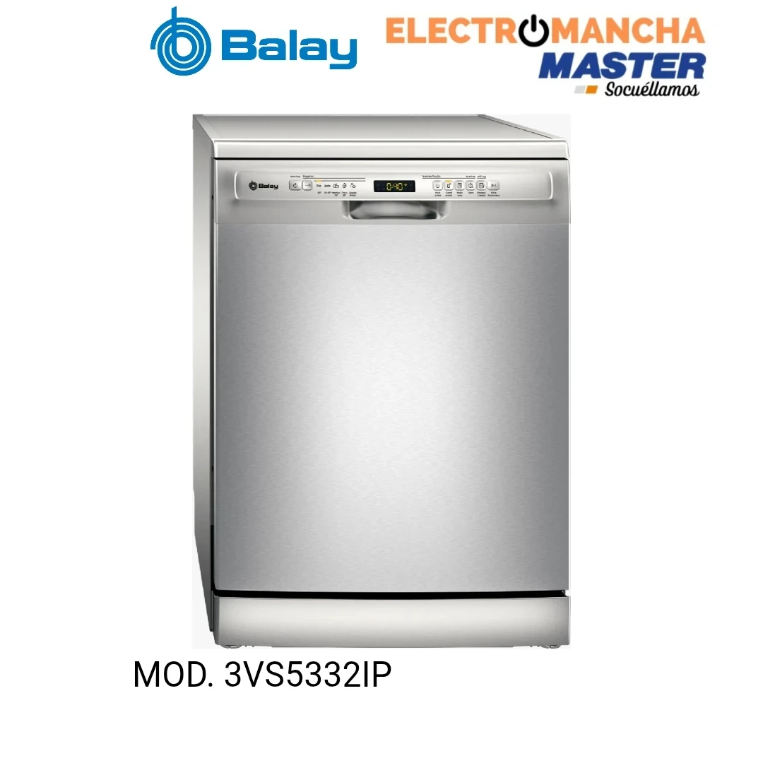 LAVAVAJILLAS BALAY 3VS5332IP INOX 3 BANDEJA 13 CUB. CLASE C