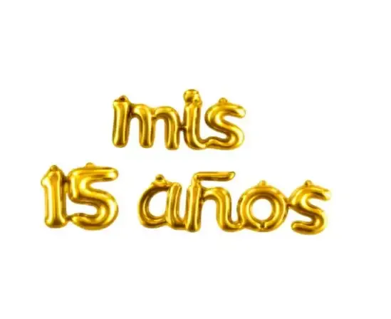 Globo frase "Mis 15 Años" 3