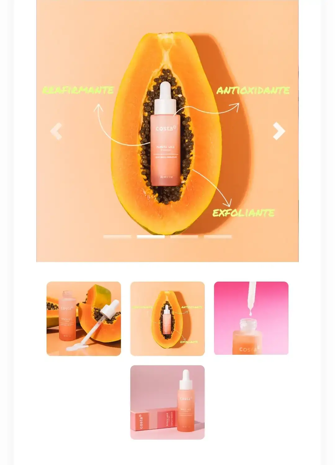 Leche facial Papaya y Mango 2