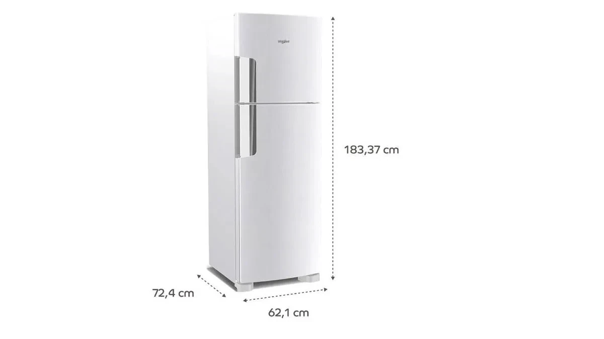 HELADERA WHIRLPOOL 386L BLANCA 3
