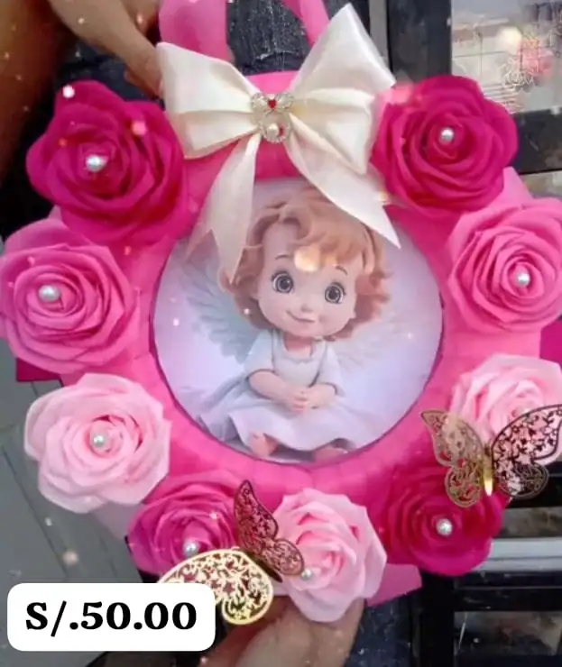 Corona de rosas eternas 