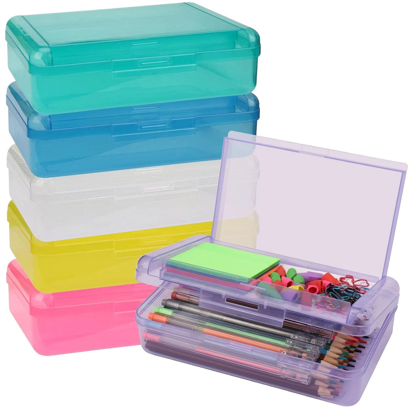 lapicera plastico  traslúcido  2