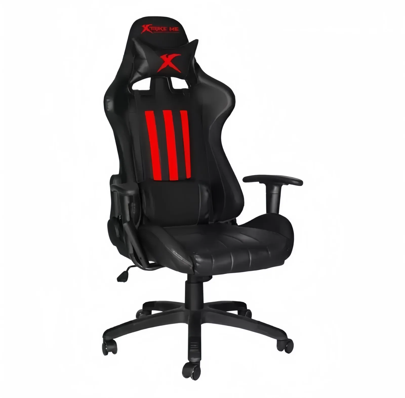 SILLA GAMING XTRIKE GC-905 BK NEGRO ALMOHADAS CABEZA Y ZONA LUMBAR ROTACION 360° RECINACION 180° CARGA MAX 135KG GARANTIA 12 MESES 3