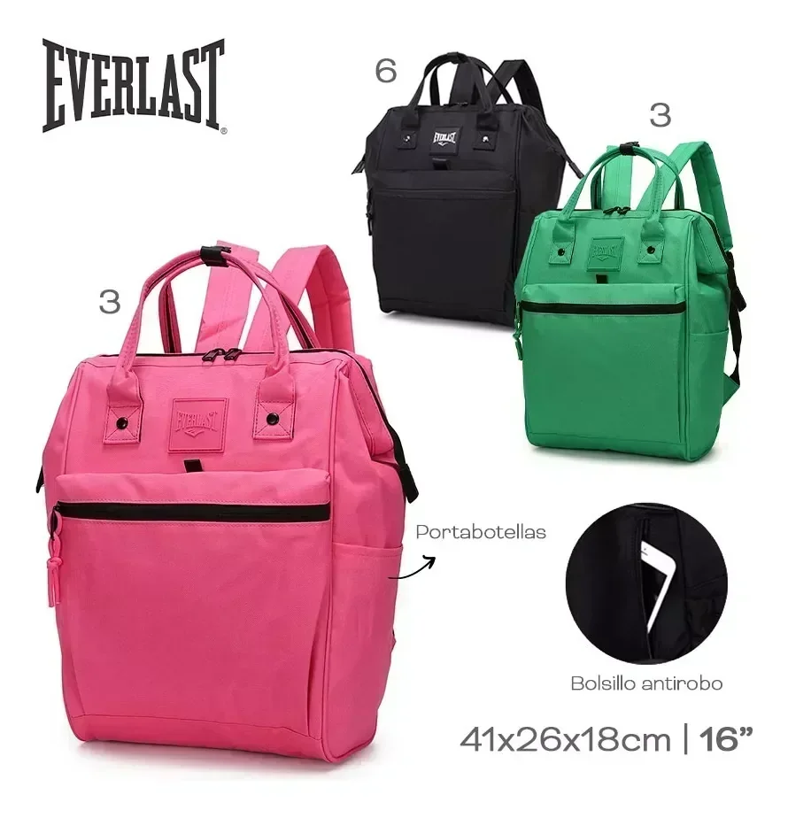 MOCHILA EVERLAST ROSA 2