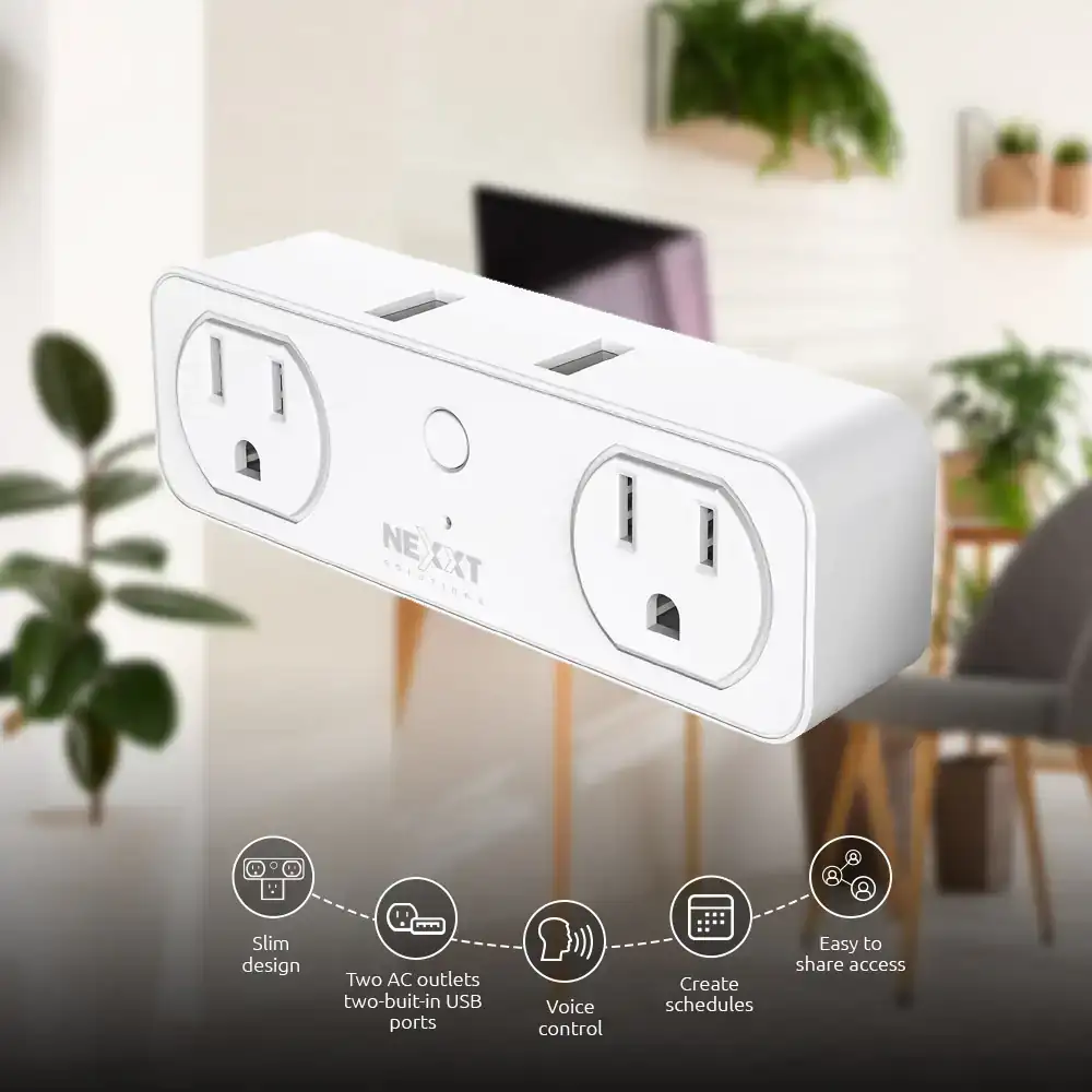 ENCHUFE NEXXT PROTECTOR CONTRA SOBRETENSIONES SMART WIFI 3