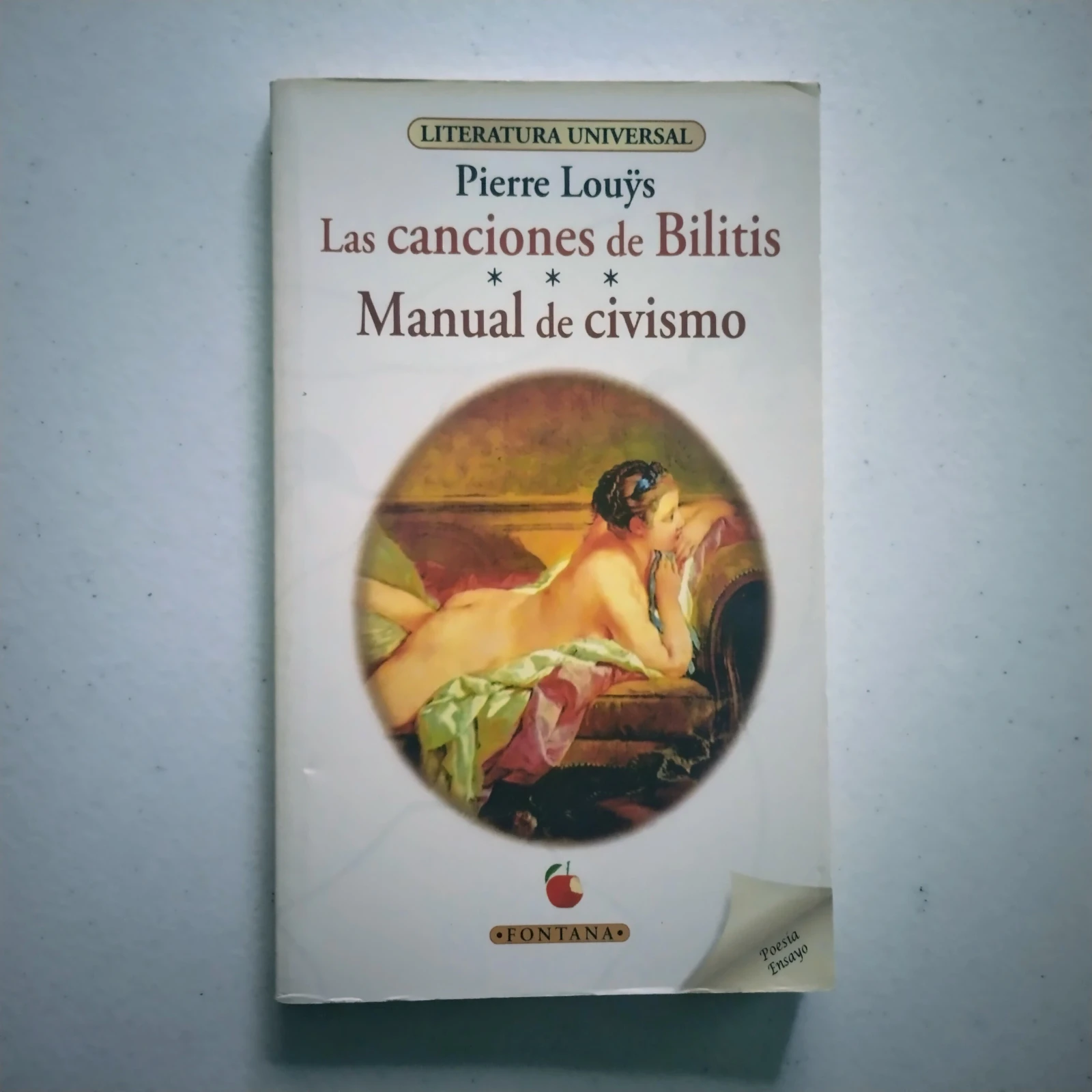 Las canciones de Bilitis / Manual de civismo, Pierre Louys