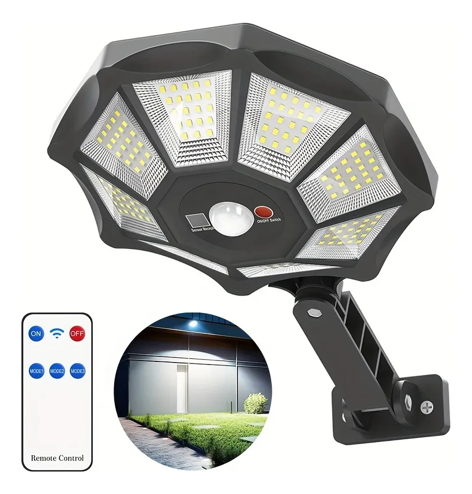 Lámpara Solar tipo Suburbana Sensor De Luz 2