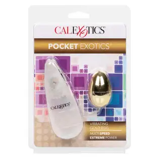 Vibrating Gold Egg Pocket Exotics