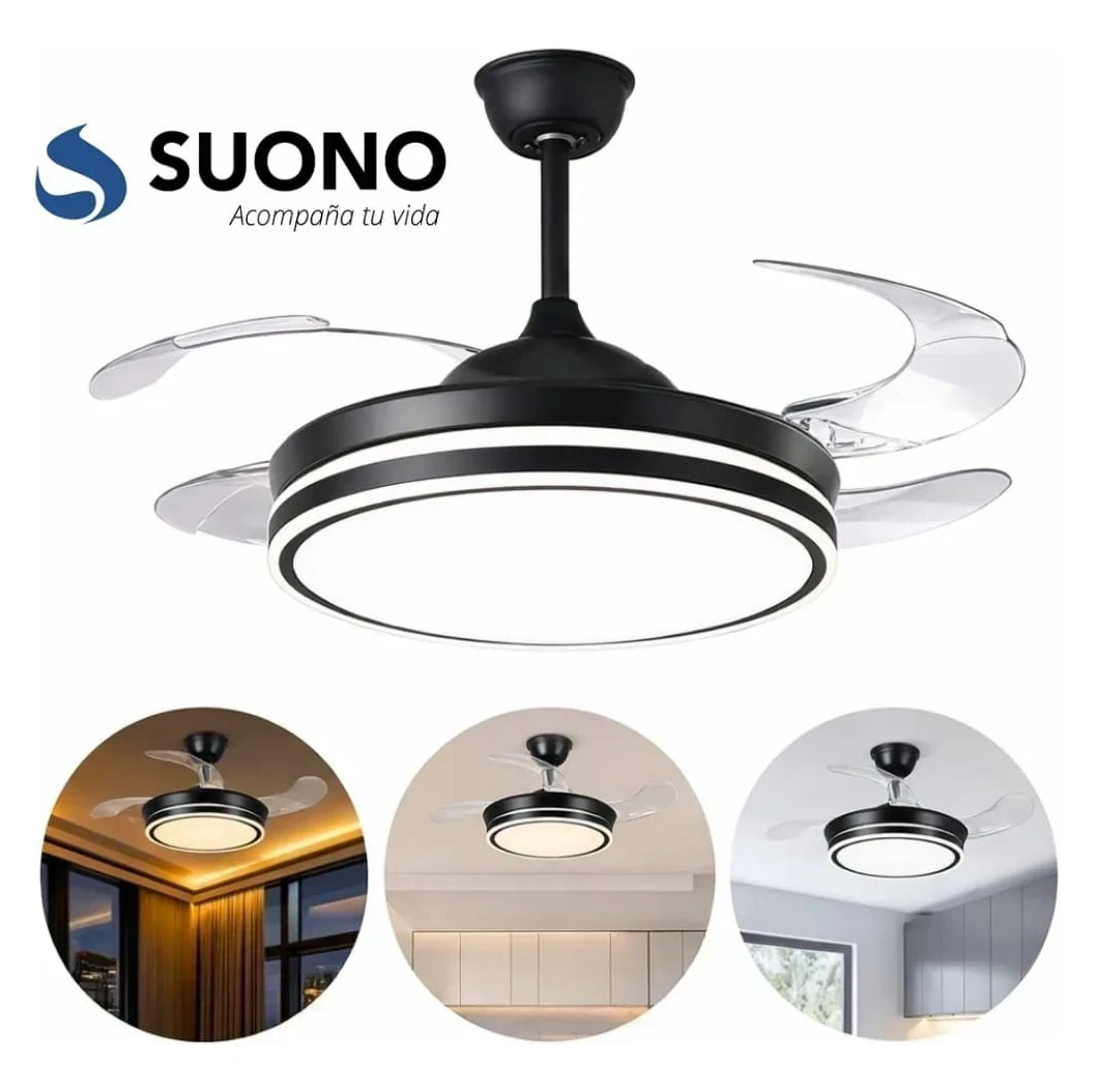 VENTILADOR DE TECHO RETRACTIL SUONO