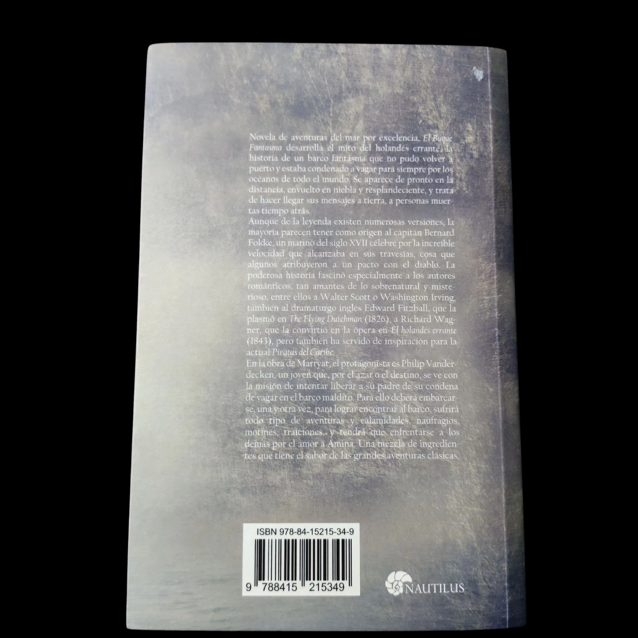El buque fantasma, Capitán Frederick Marryat, nuevo 2
