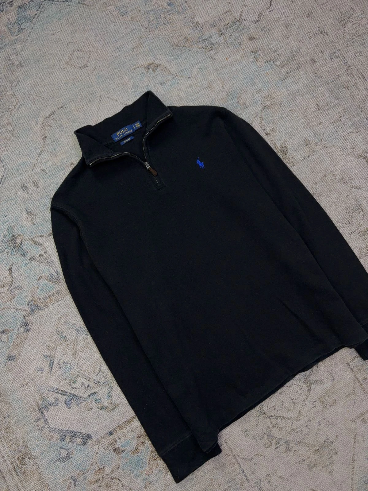 POLO RALPH LAUREN ESTATE RIB QUARTER-ZIP SWEATER 3