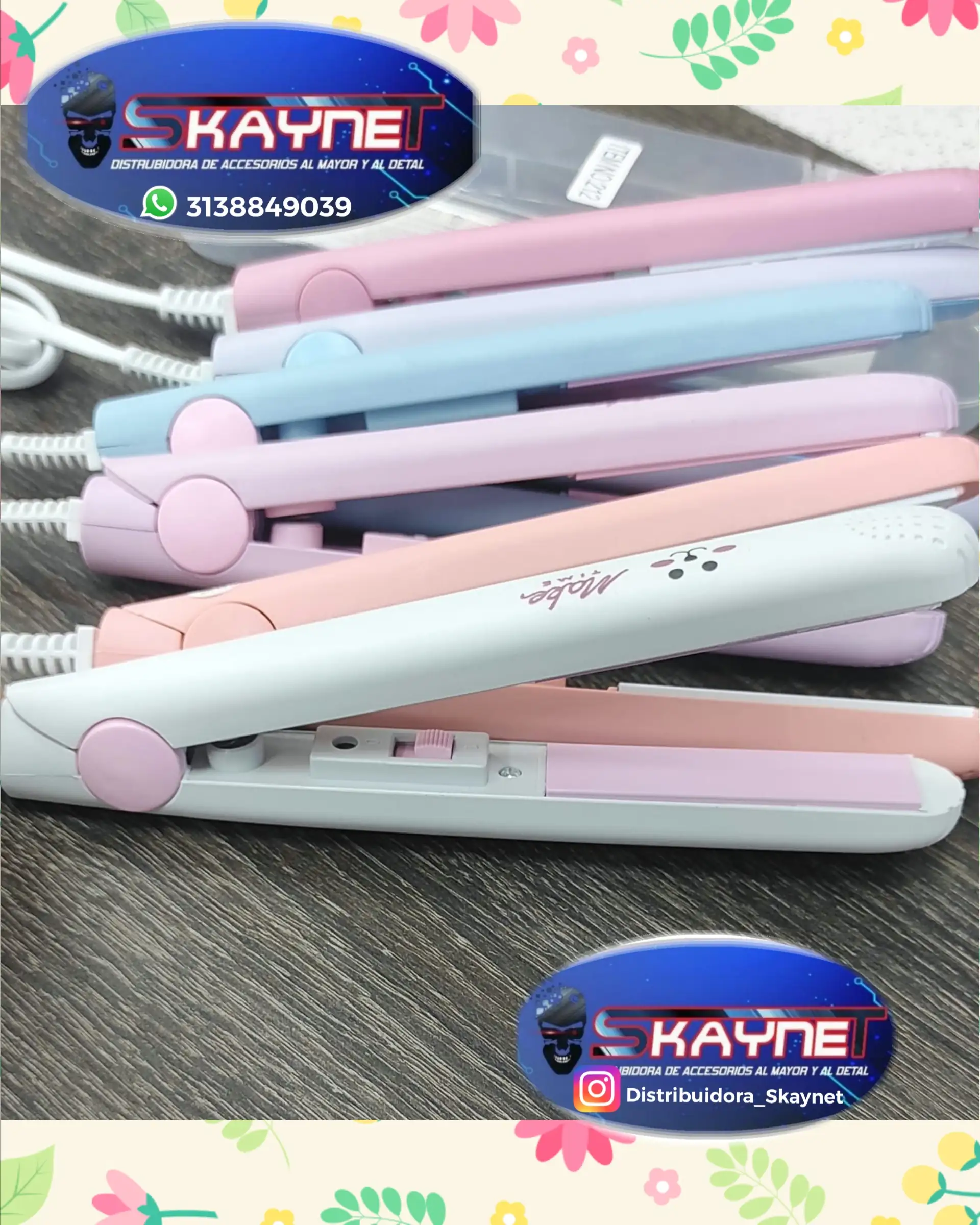 PLANCHA DE CABELLO MINI Portátil DE CERÁMICA VIAJERA