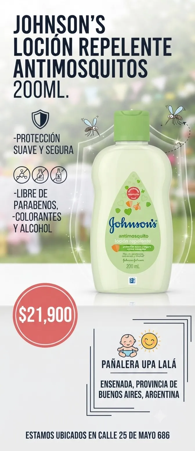repelentes johnson's x 200ml