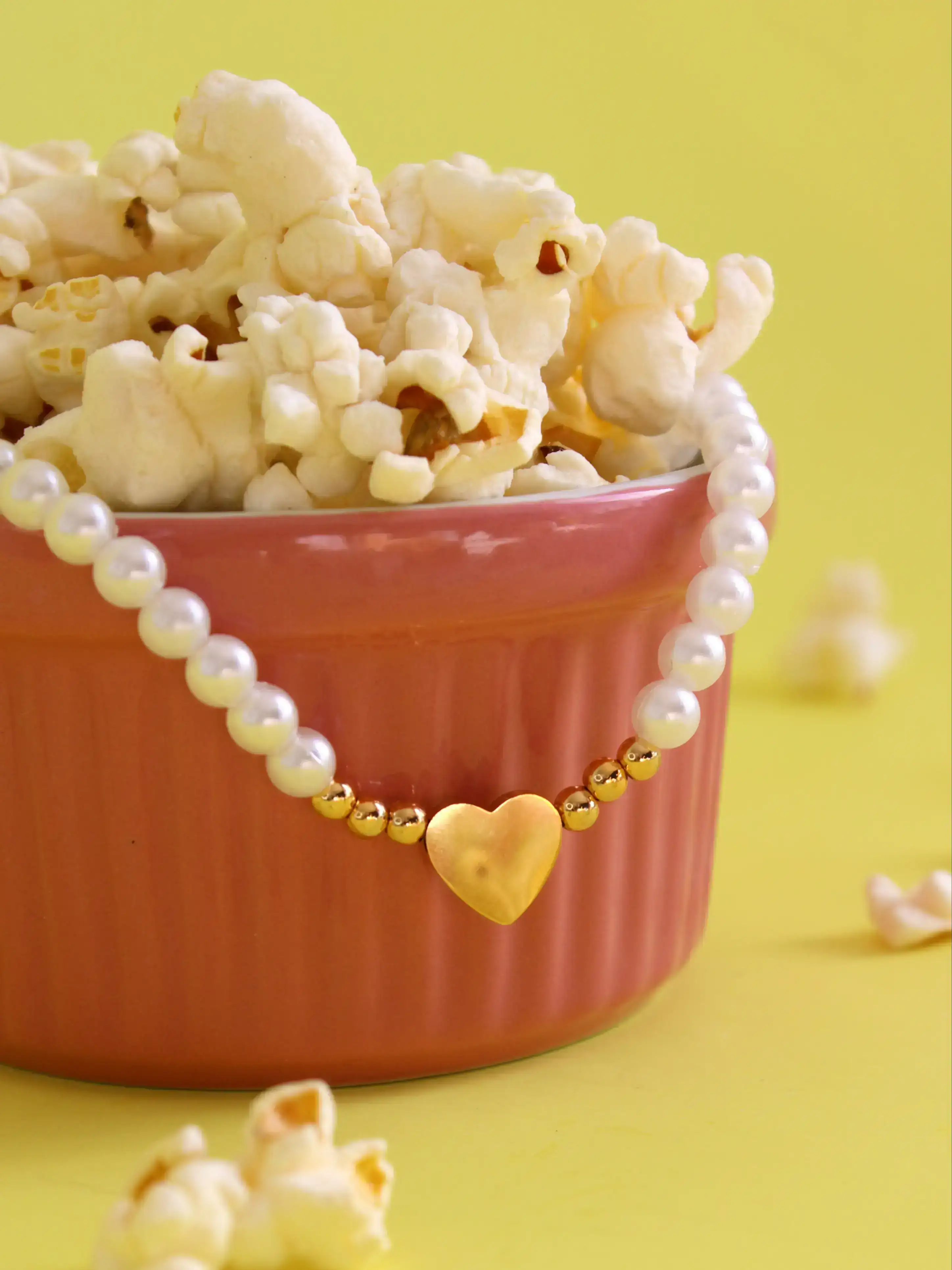 Collar Corazon Dorado