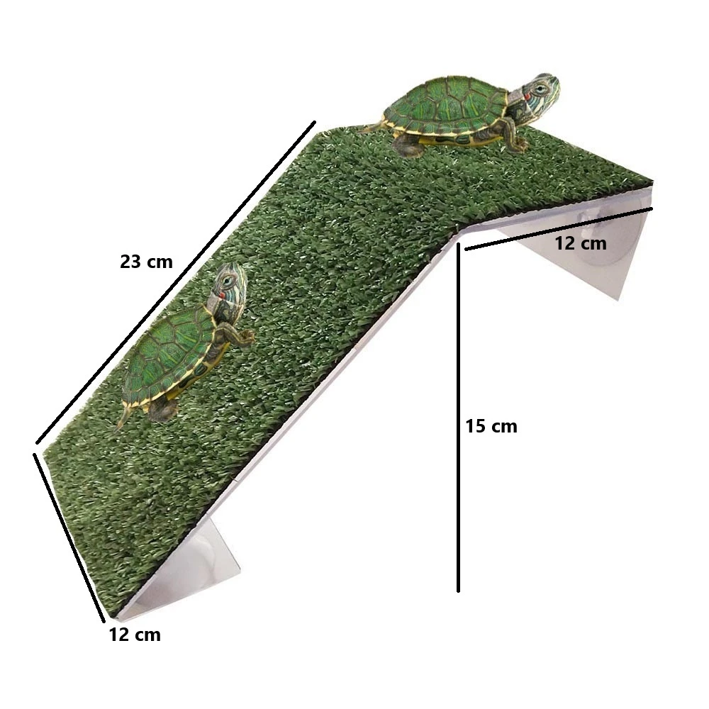 Plataforma Isla Grass para Tortugas 23*12*12cm Grass-20 2