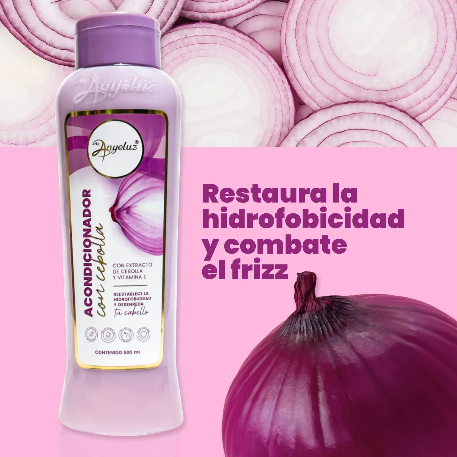 Acondicionador con cebolla Anyeluz 