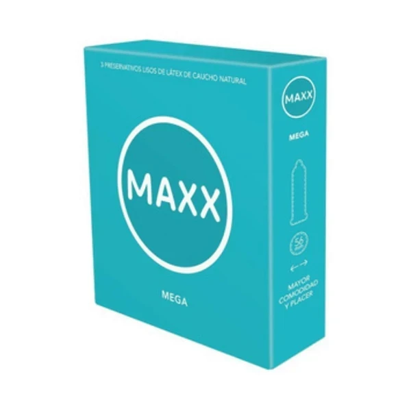 PRESERVATIVOS MEGA MAXX x3 UN