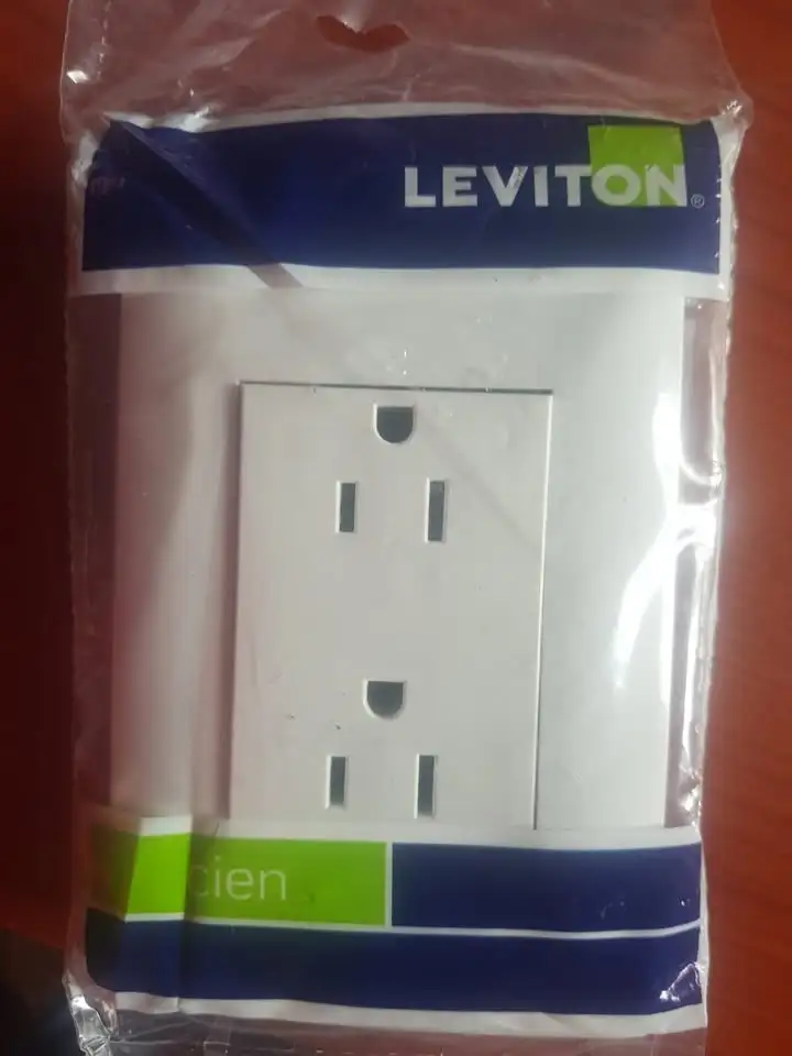 Receptaculo duplex leviton