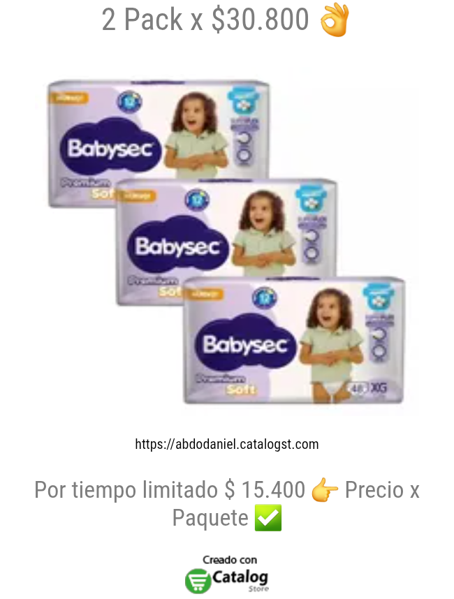 2 Pack x $30.800 👌