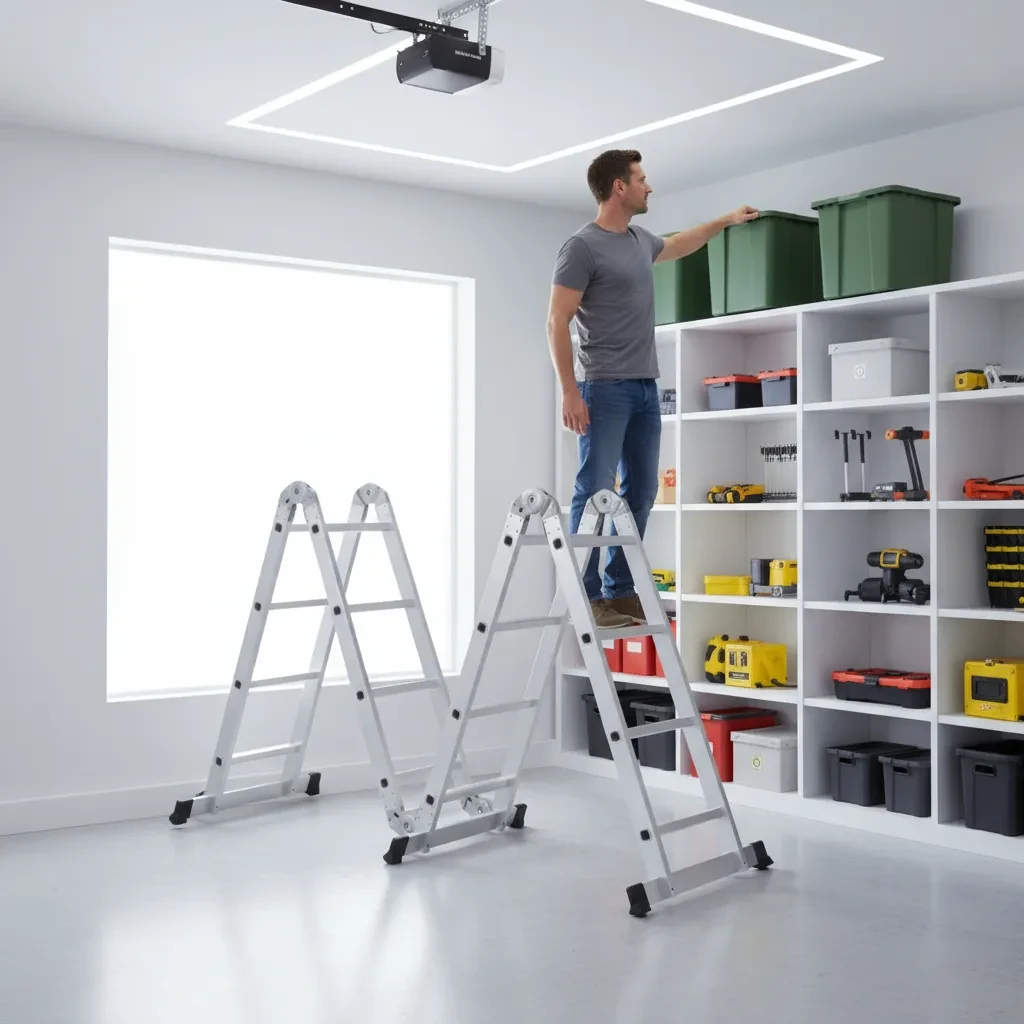 Escalera Aluminio Articulada Multifunción 4x4 Kld1756 No Aplica 3