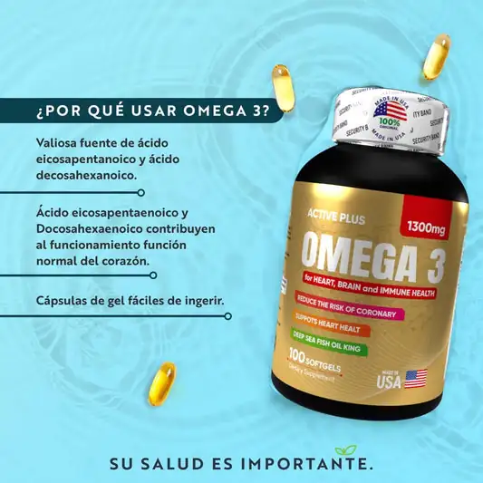 Omega 3 x 1300 mg con invima 3