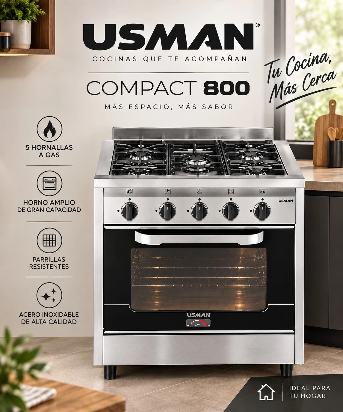 Cocina Usman 800 Compact