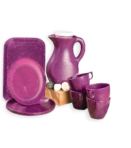 VAJILLA PARA TOMAR CAFE VIOLETA