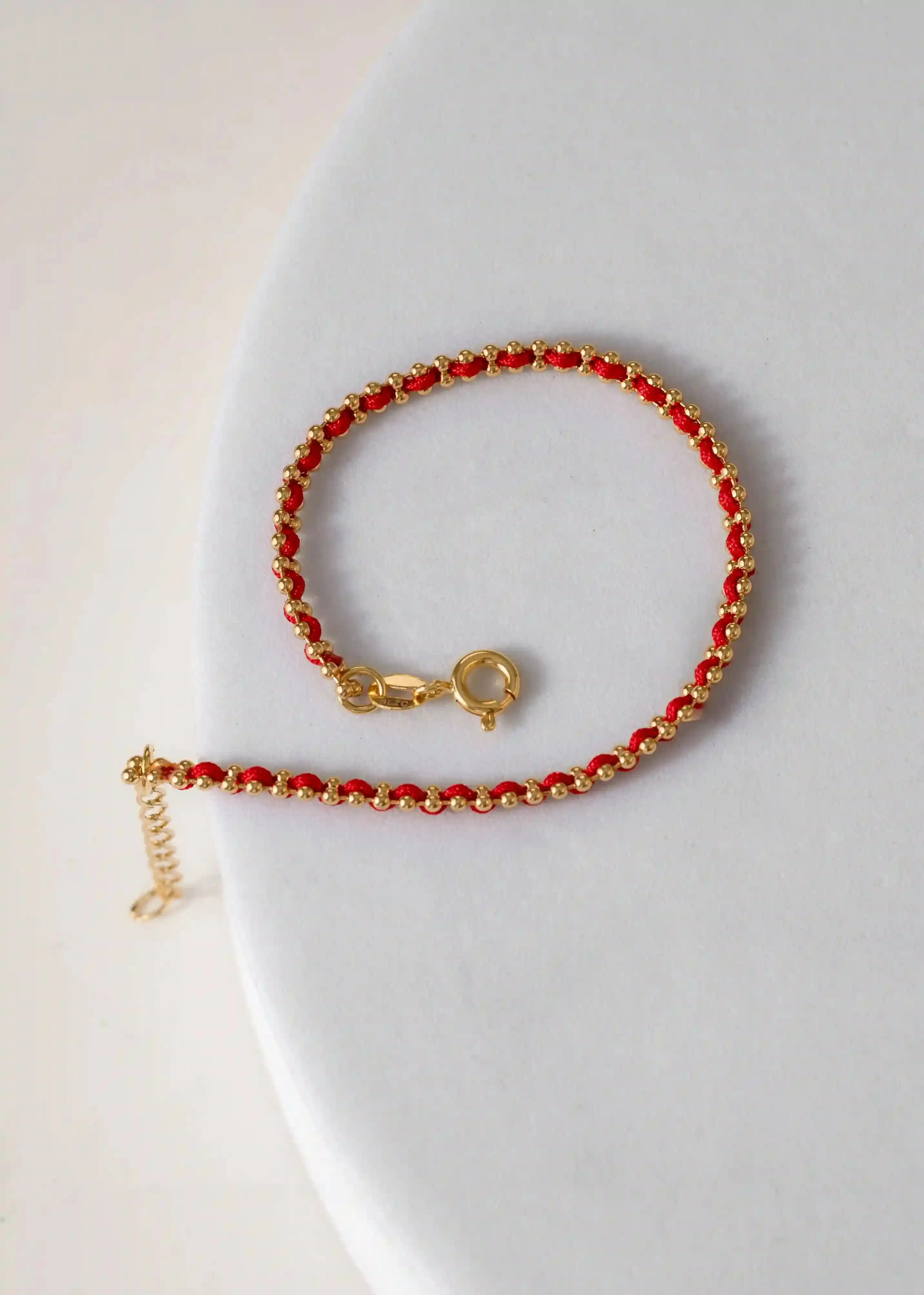 Pulsera Hilo Laminado 15cms + Extensor  3