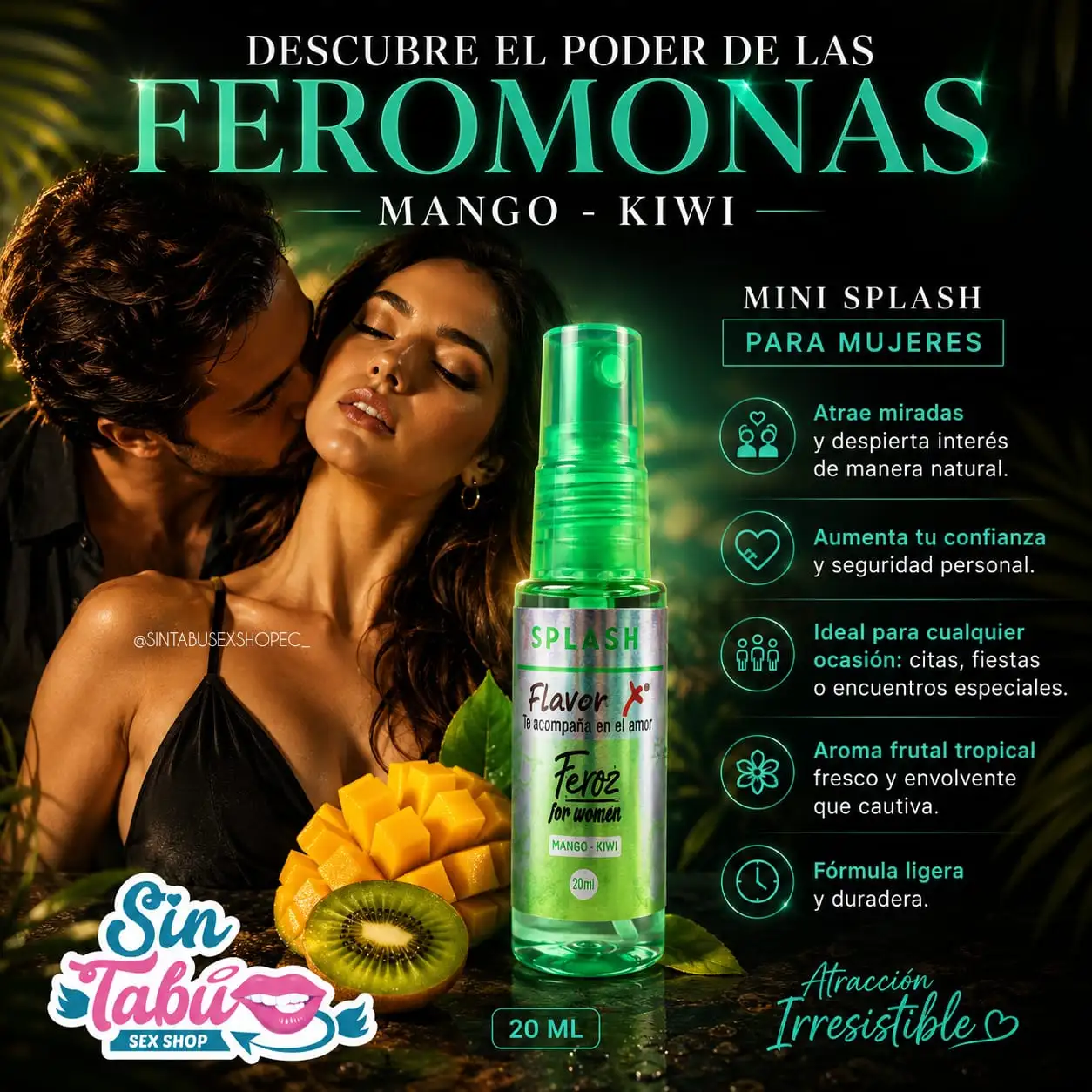 MINI SPLASH CON FEROMONAS KIWI