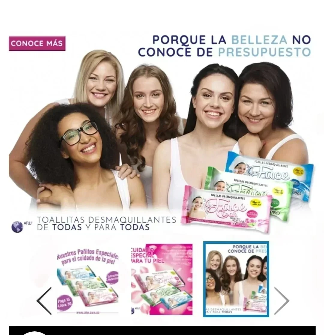 face clean panitos faciales x30 pcs