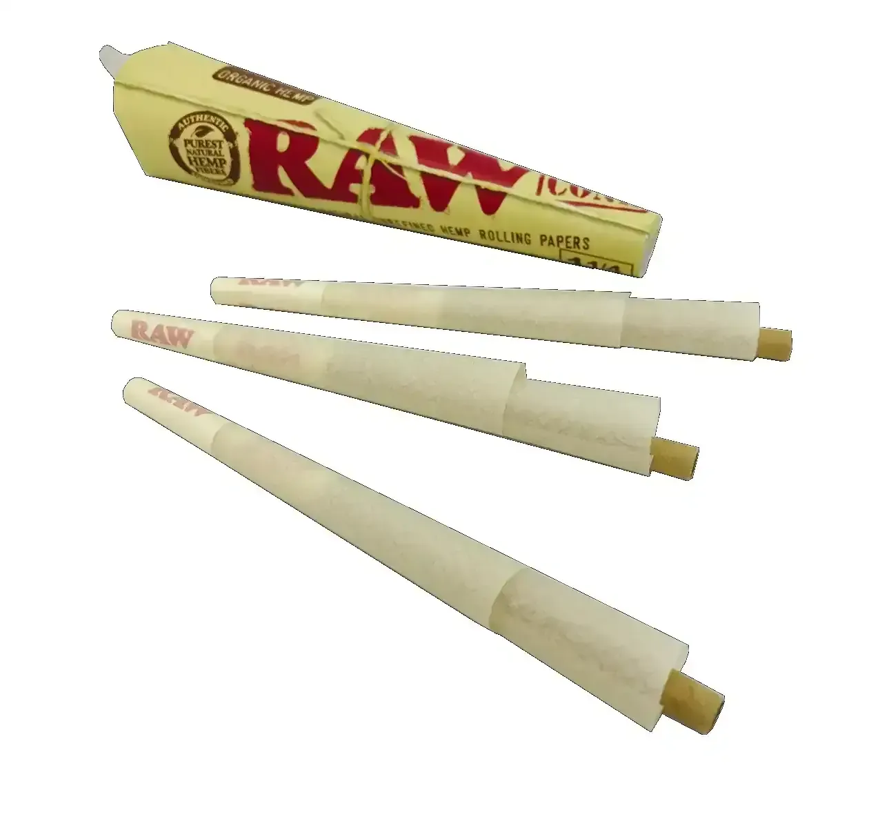 Raw Cone Organic Hemp (conos Prearmados 1 1/4 X6u)