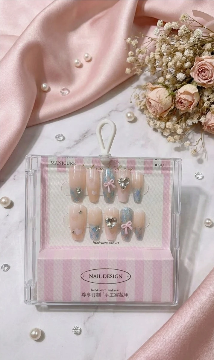 SET DE UNAS DE 24 UNIDADES FAST NAIL DISEÑOS SURTIDOS