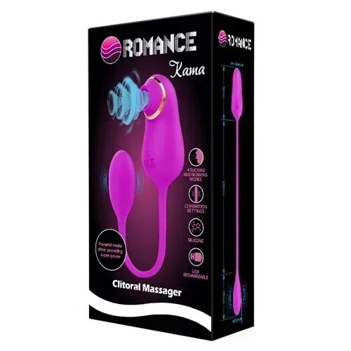 Succionador Vibrador Kama Recargable Silicona 2