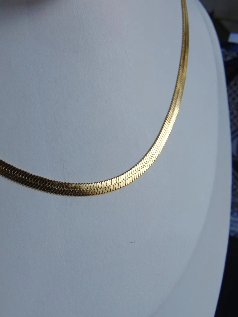CADENA ACERO DOR PLANA 45CM 4MM 2