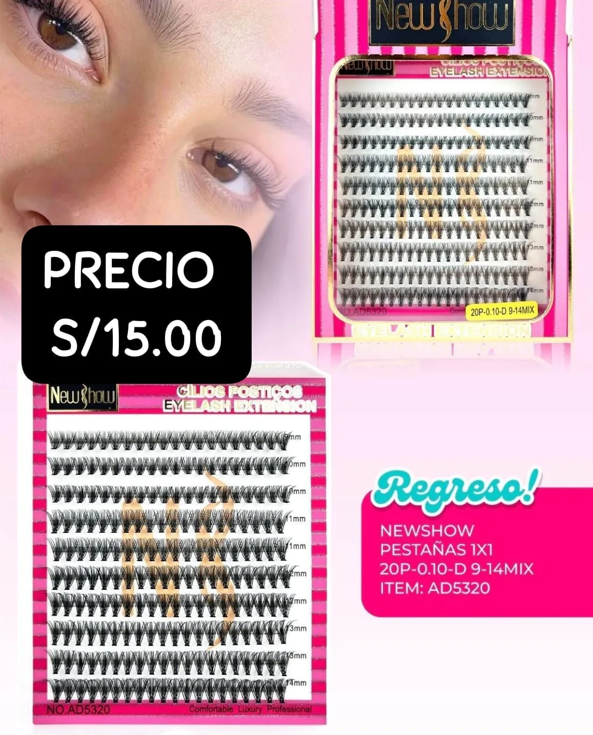 Set de pestañas