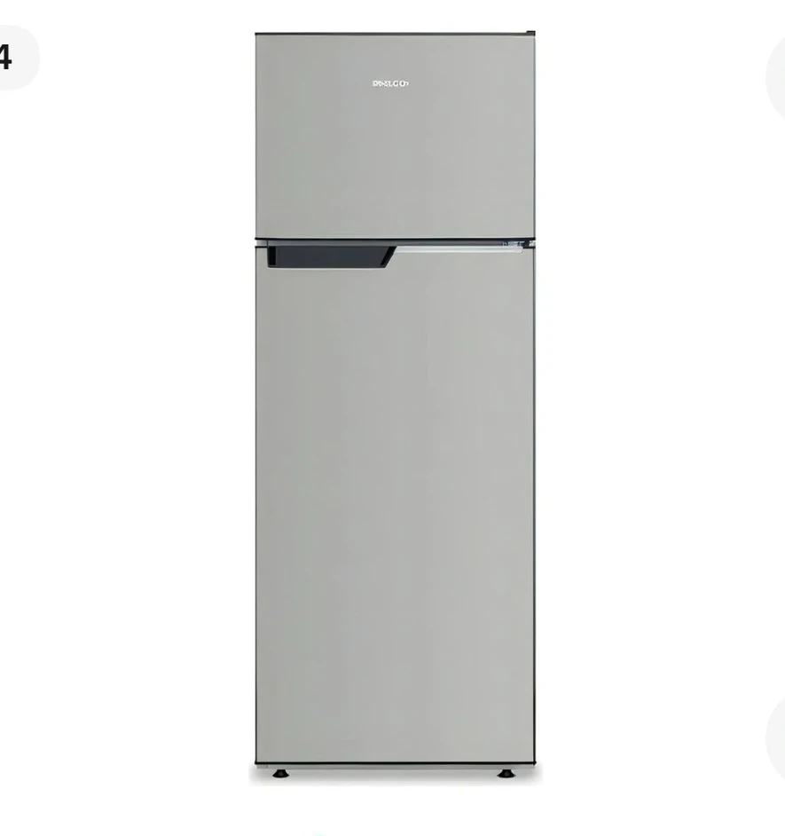 Heladera Cíclica Philco Top Mount 340 Lts Inox Color Plateado