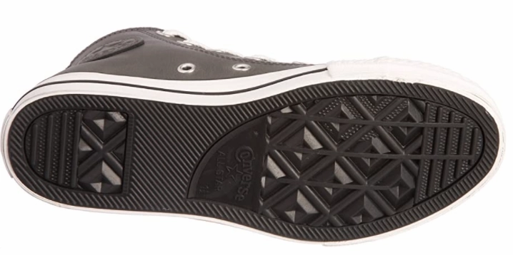 CONVERSE ALL STAR CUERO GRIS 3