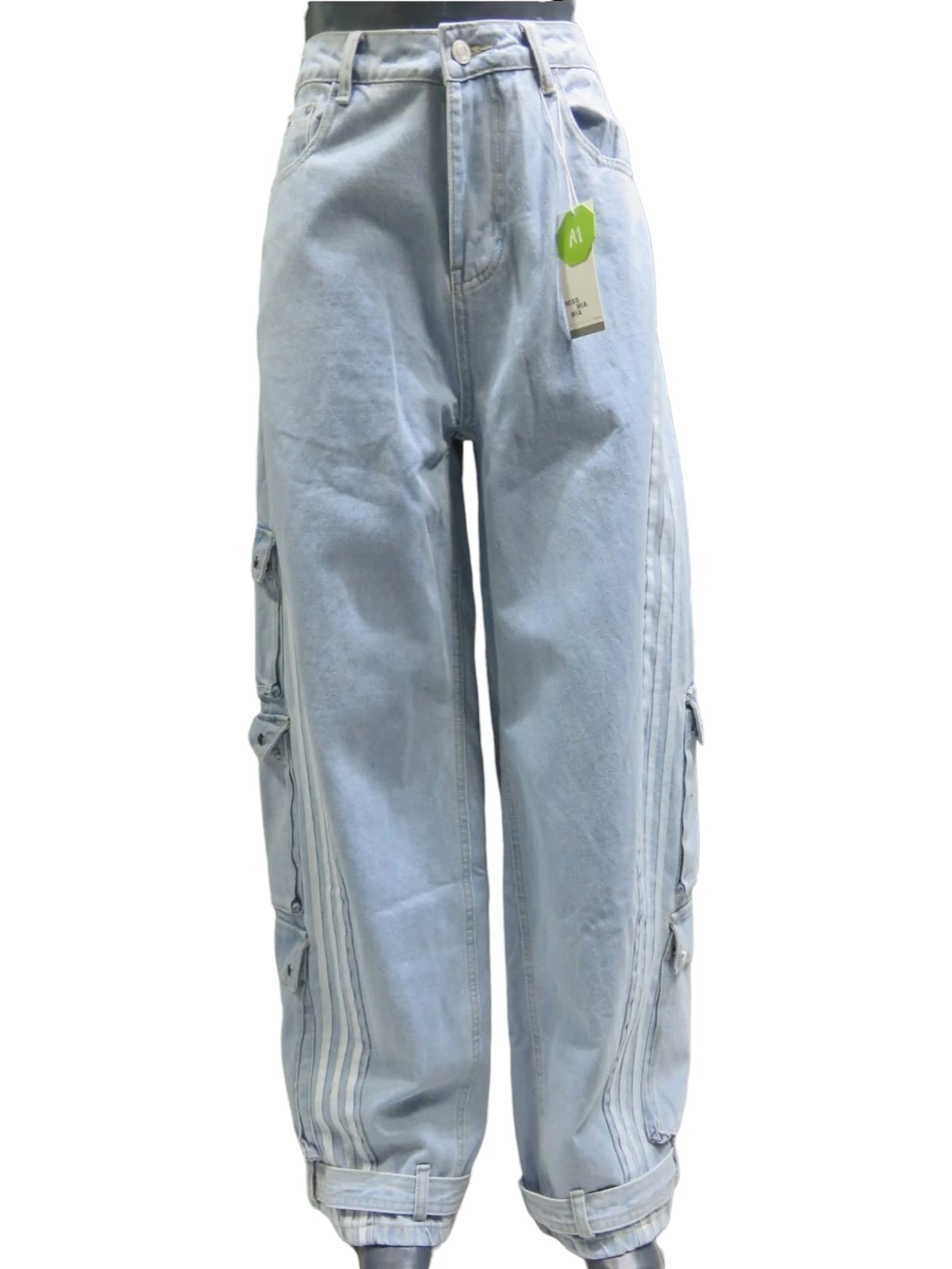 Pantalon cholo azul calro