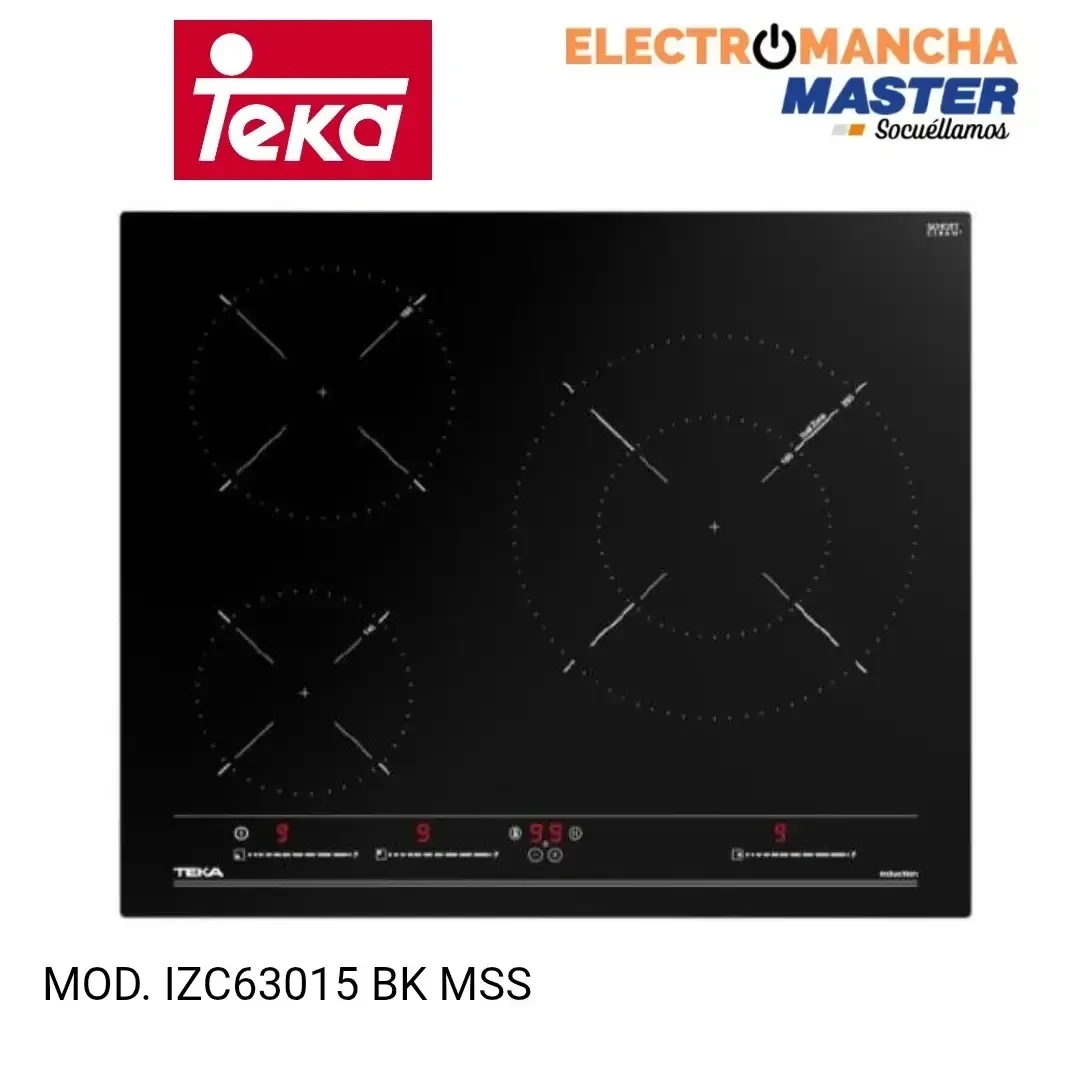ENCIMERA INDUCCION TEKA IZC63015 BK MSS 3 FUEGOS 