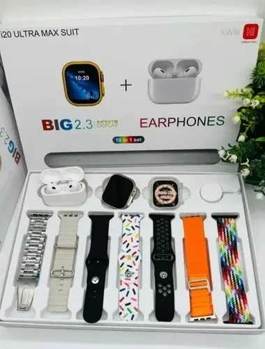 SMARTWATCH BIG 2.3 i20 ULTRA 2 MAX 10 EN 1 