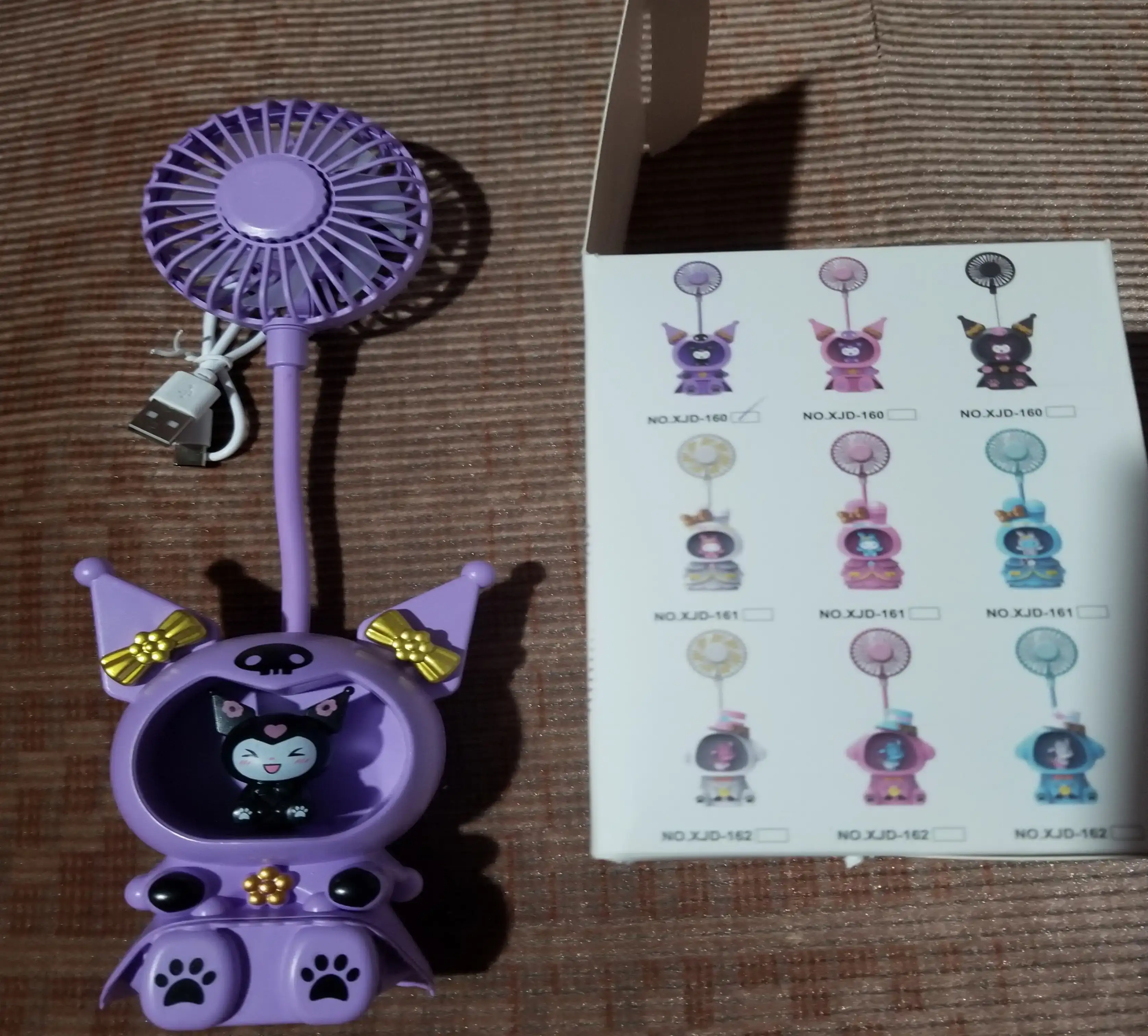 Centilador kuromi Morado